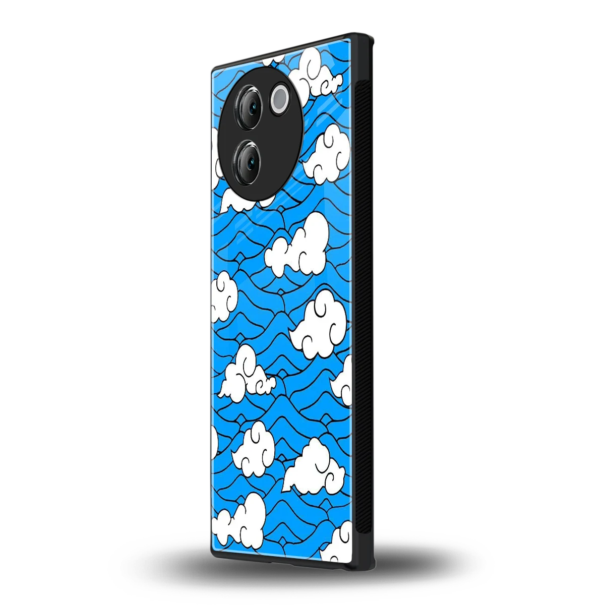 Azure Dreams vivo v30e mobile cover | shockproof glass phone case