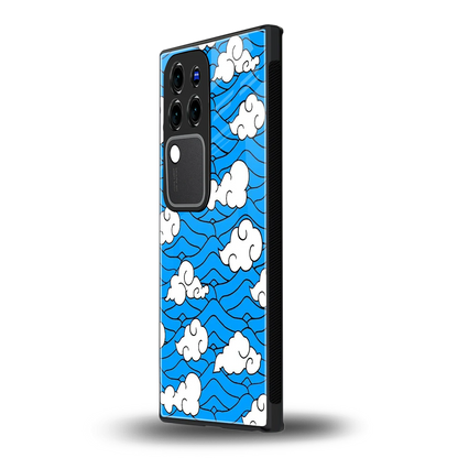 Azure Dreamsvivo v30 pro mobile cover | shockproof glass phone case