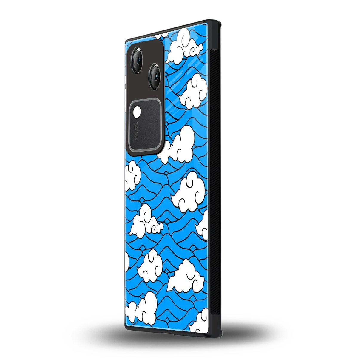 Azure Dreams vivo v30 mobile cover | shockproof glass phone case