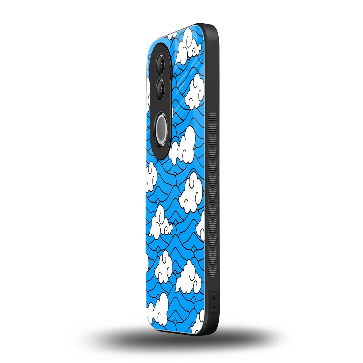 Azure Dreams vivo v50 mobile cover | shockproof glass phone case