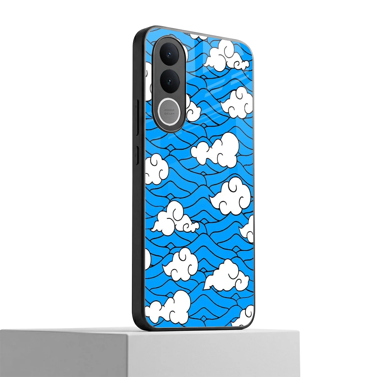 Azure Dreams vivo v70 fe mobile cover | shockproof glass phone case