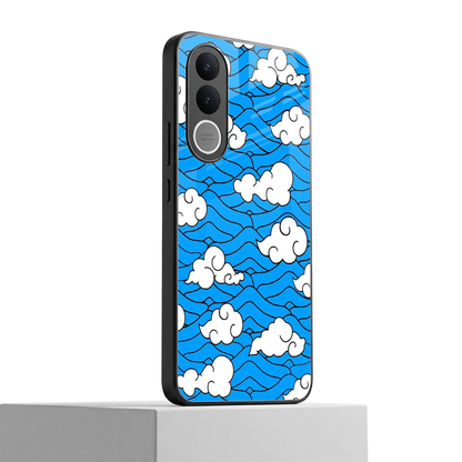 Azure Dreams vivo v70 fe mobile cover | shockproof glass phone case