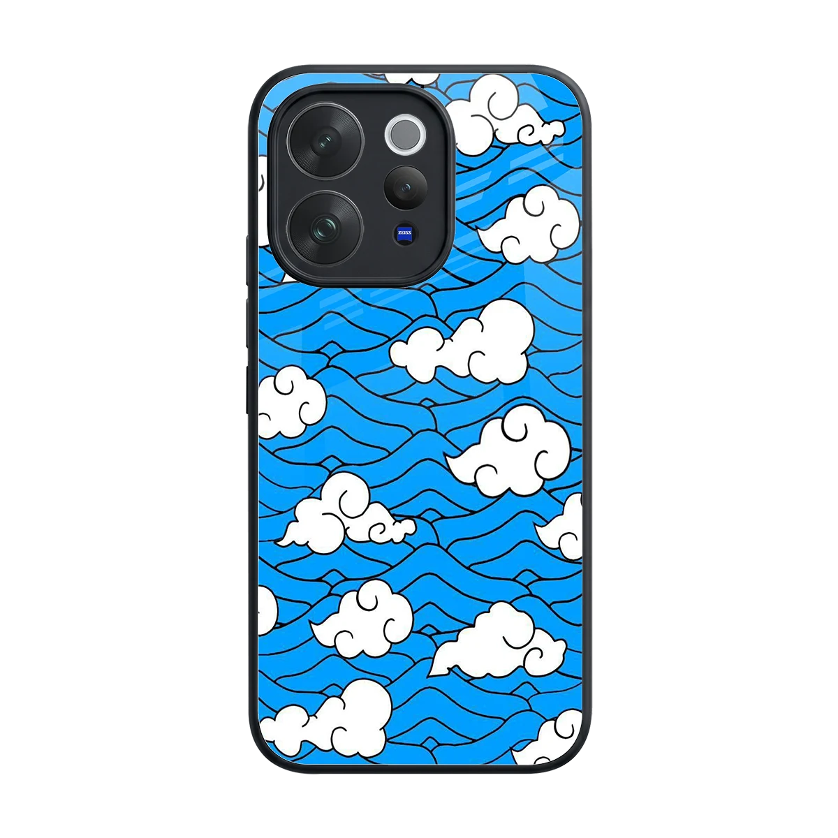 Azure Dreams back phone cover | glass case for vivo v70