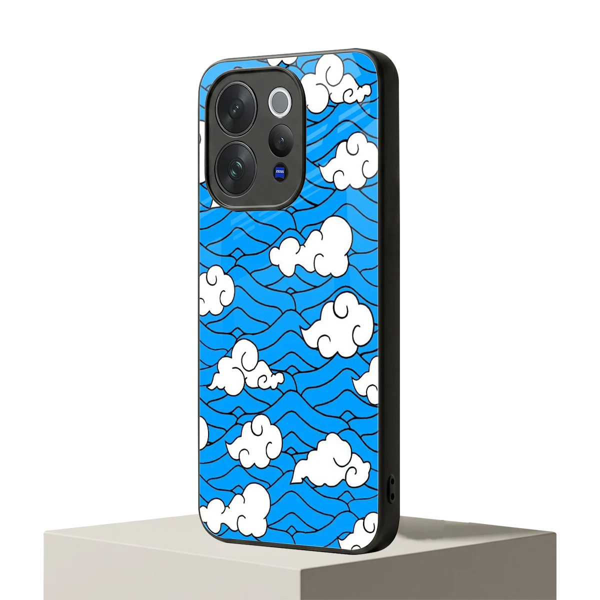 Azure Dreams vivo v70 mobile cover | shockproof glass phone case