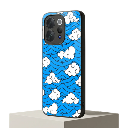 Azure Dreams vivo v70 mobile cover | shockproof glass phone case