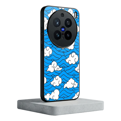 Azure Dreams vivo x200 pro mobile cover | shockproof glass phone case