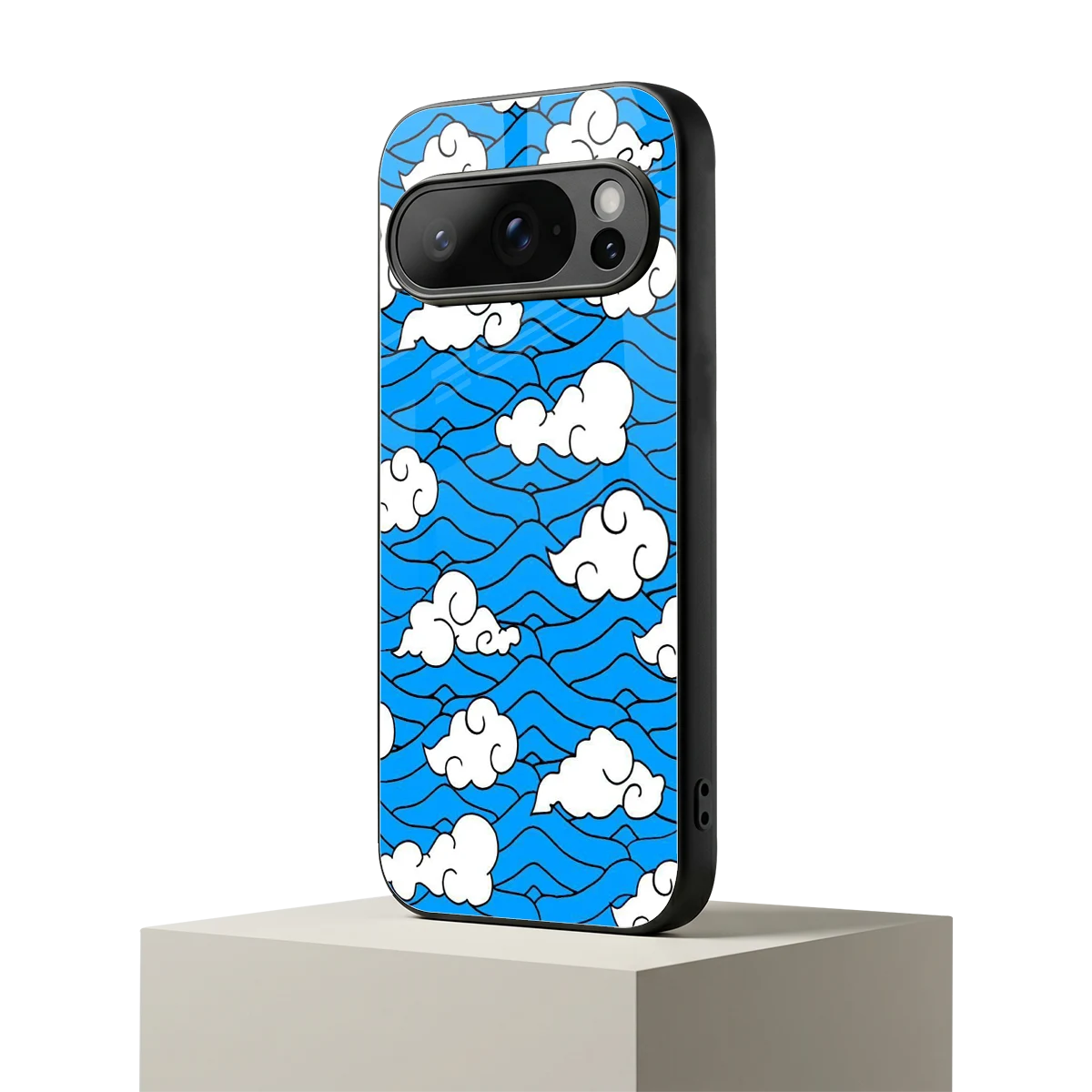 Azure Dreams google pixel 10 pro mobile cover | shockproof glass phone case
