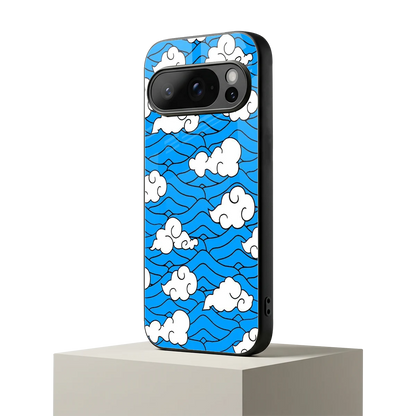 Azure Dreams google pixel 10 pro mobile cover | shockproof glass phone case