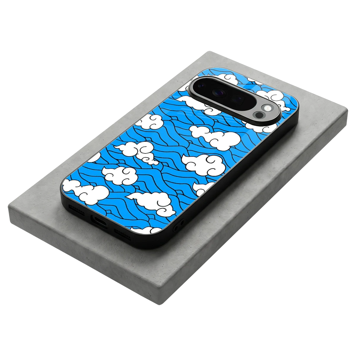 Azure Dreams stylish phone case for google pixel 10 pro | glossy glass and slim fit