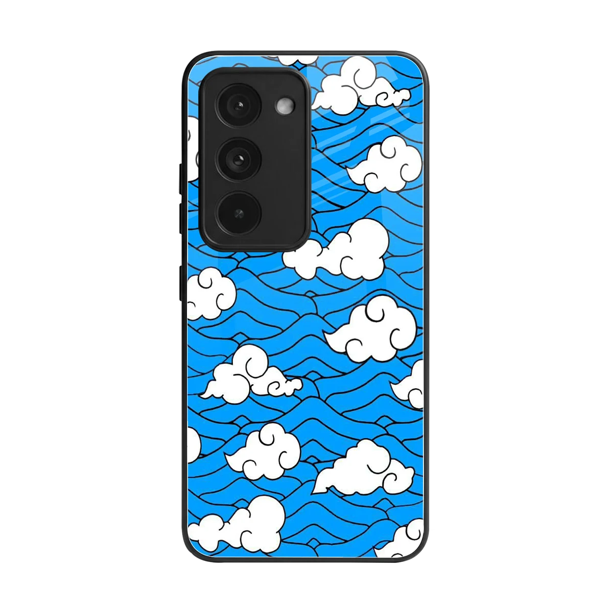 Azure Dreams back phone cover | glass case for redmi 15 5g
