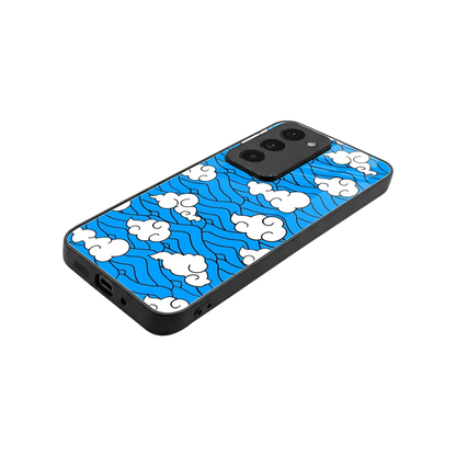 Azure Dreams stylish phone case for redmi 15 5g | glossy glass and slim fit