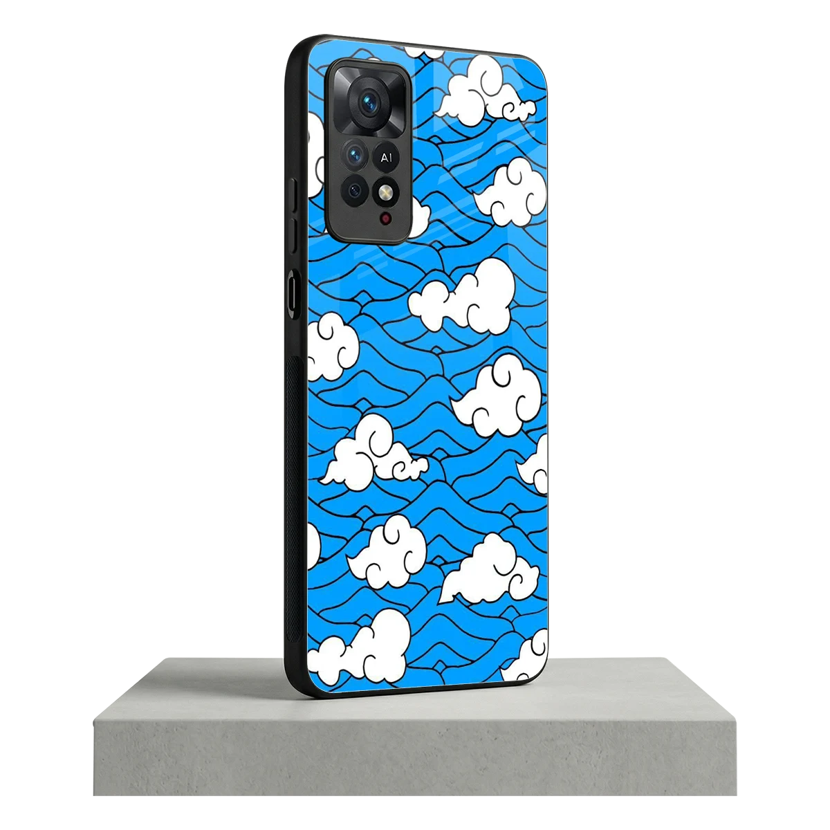 Azure Dreams redmi note 11 pro mobile cover | shockproof glass phone case