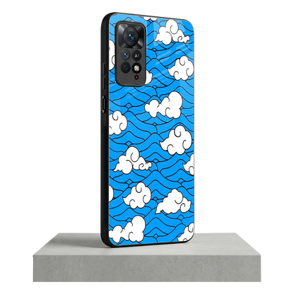 Azure Dreams redmi note 11 pro mobile cover | shockproof glass phone case