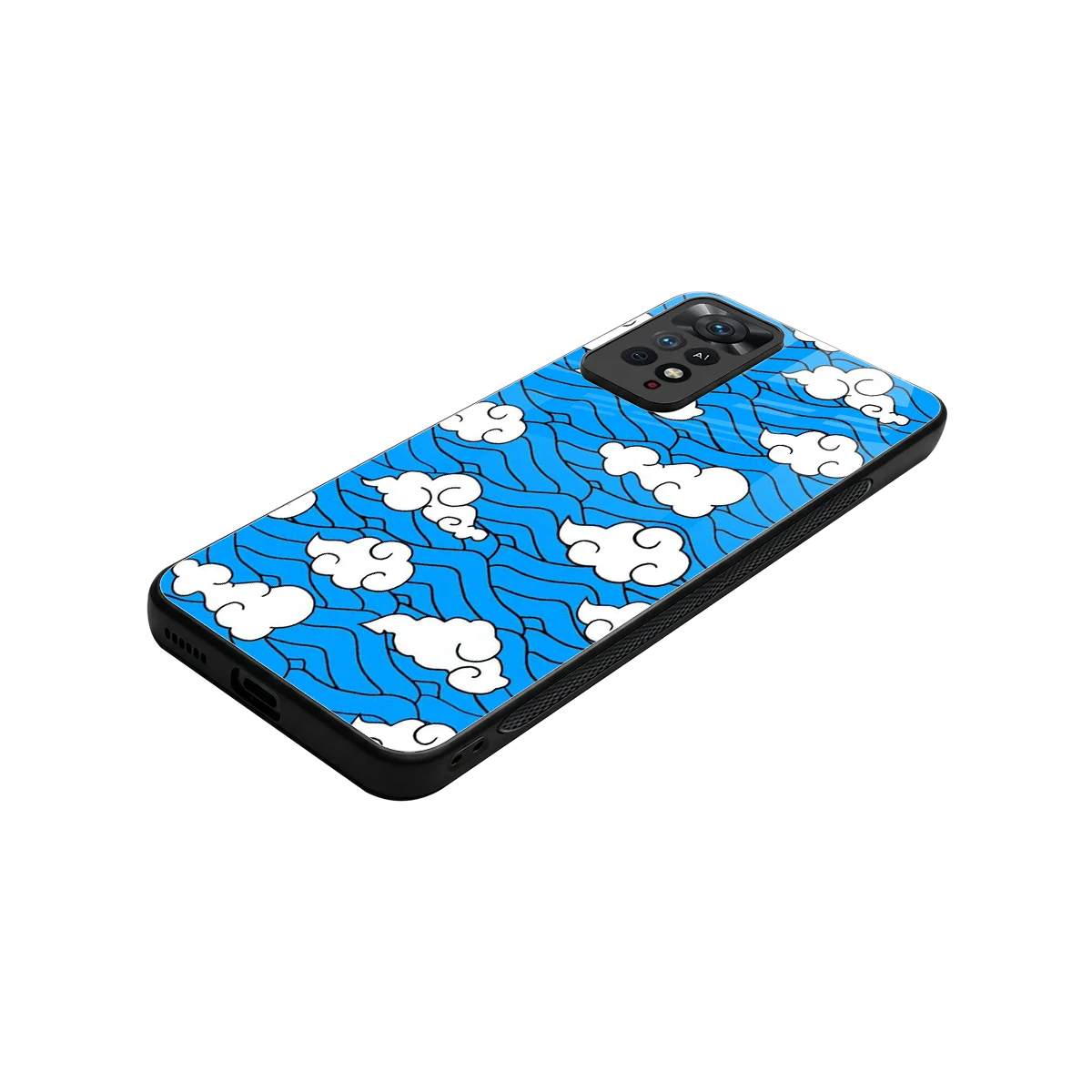 Azure Dreams stylish phone case for redmi note 11 pro | glossy glass and slim fit