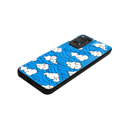 Azure Dreams stylish phone case for redmi note 11 pro | glossy glass and slim fit