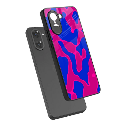 Azure Melt sleek oneplus nord ce5 5g cover with tempered glass back and TPU edges