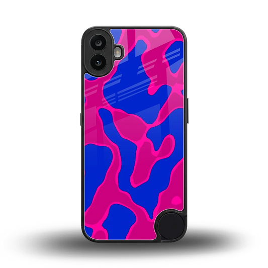 Azure Melt back phone cover | glass case for cmf nothing phone 1