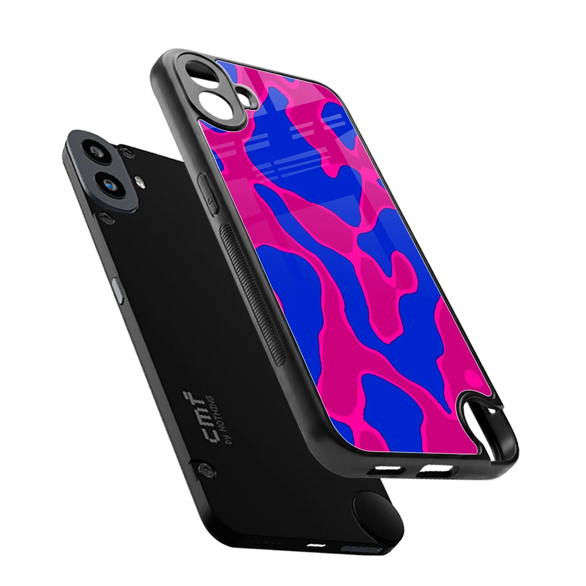 Azure Melt sleek cmf nothing phone 1 cover with tempered glass back and TPU edges