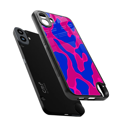 Azure Melt sleek cmf nothing phone 1 cover with tempered glass back and TPU edges