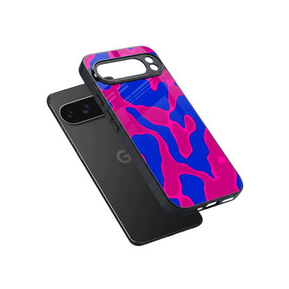Azure Melt sleek google pixel 10 pro xl cover with tempered glass back and TPU edges
