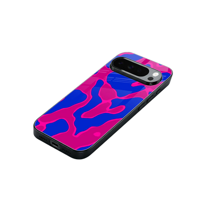 Azure Melt stylish phone case for google pixel 10 pro xl | glossy glass and slim fit