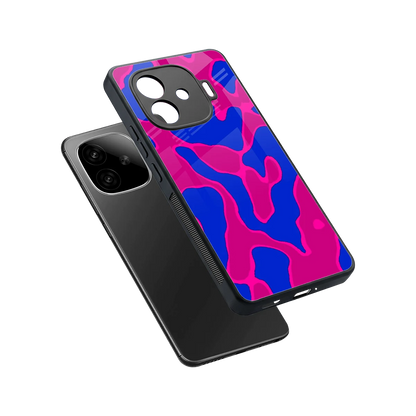 Azure Melt sleek iqoo neo 10r 5g cover with tempered glass back and TPU edges
