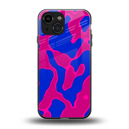 Azure Melt back phone cover | glass case for iphone 13 mini