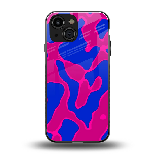 Azure Melt back phone cover | glass case for iphone 13 mini