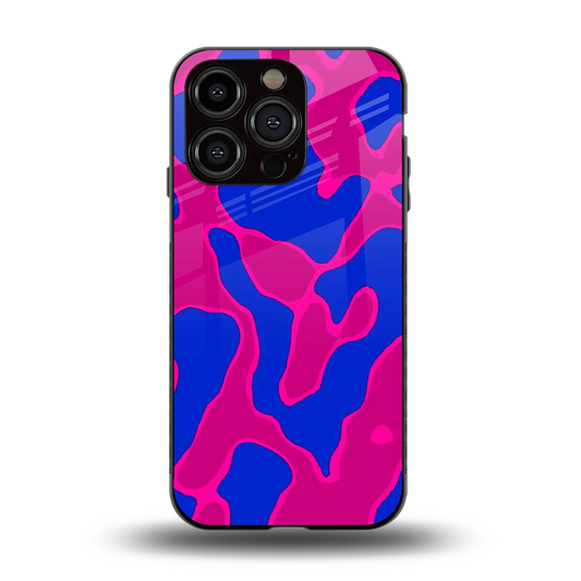 Azure Melt back phone cover | glass case for iphone 13 pro