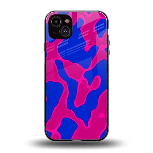 Azure Melt back phone cover | glass case for iphone 14 plus