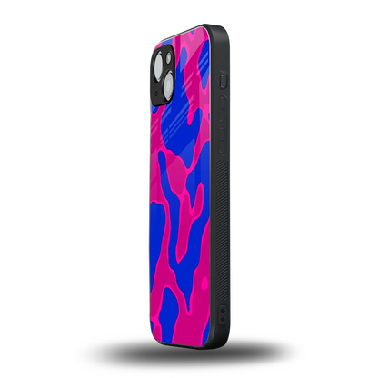 Azure Melt iphone 14 plus mobile cover | shockproof glass phone case