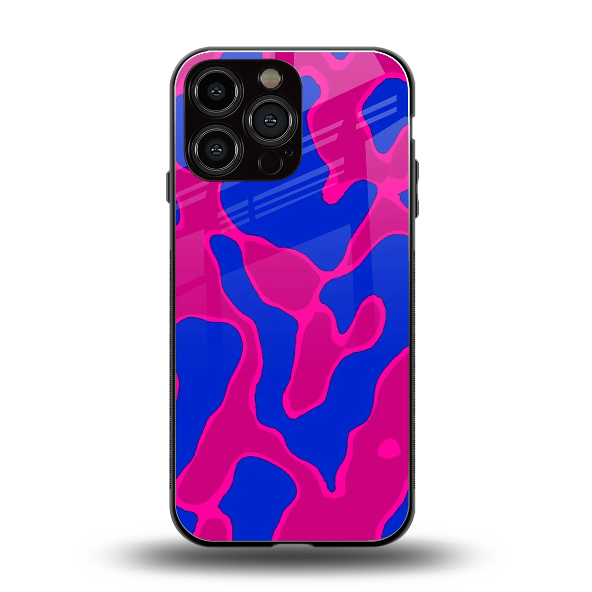Azure Melt back phone cover | glass case for iphone 15 pro max