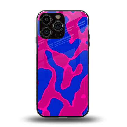 Azure Melt back phone cover | glass case for iphone 15 pro max