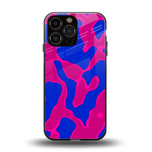 Azure Melt back phone cover | glass case for iphone 15 pro max