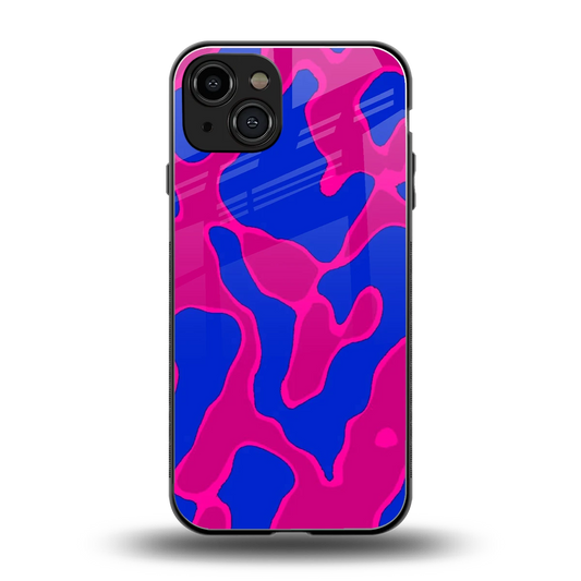 Azure Melt back phone cover | glass case for iphone 15