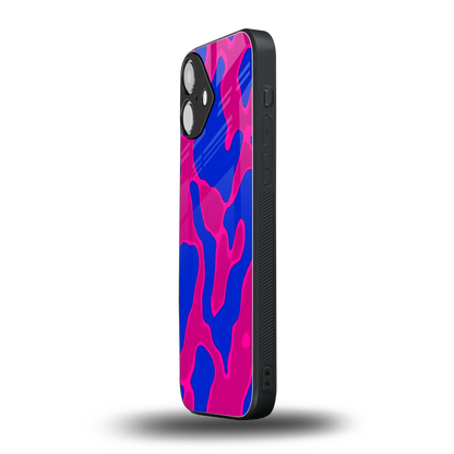 Azure Melt iphone 16 plus mobile cover | shockproof glass phone case