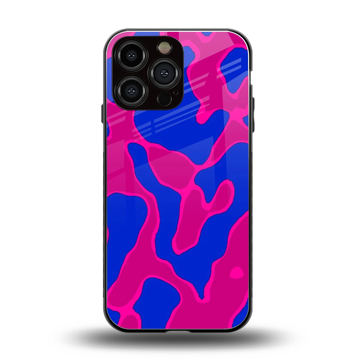 Azure Melt back phone cover | glass case for iphone 16 pro max