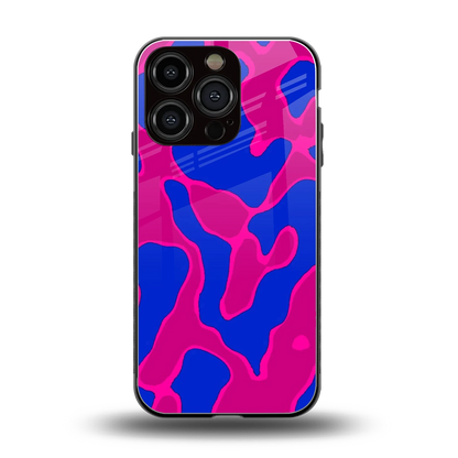 Azure Melt back phone cover | glass case for iphone 16 pro