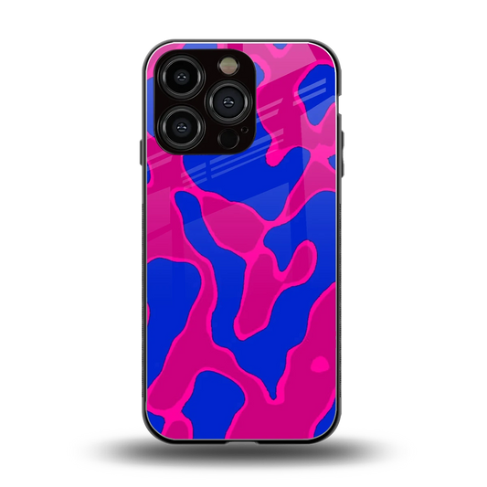 Azure Melt back phone cover | glass case for iphone 16 pro