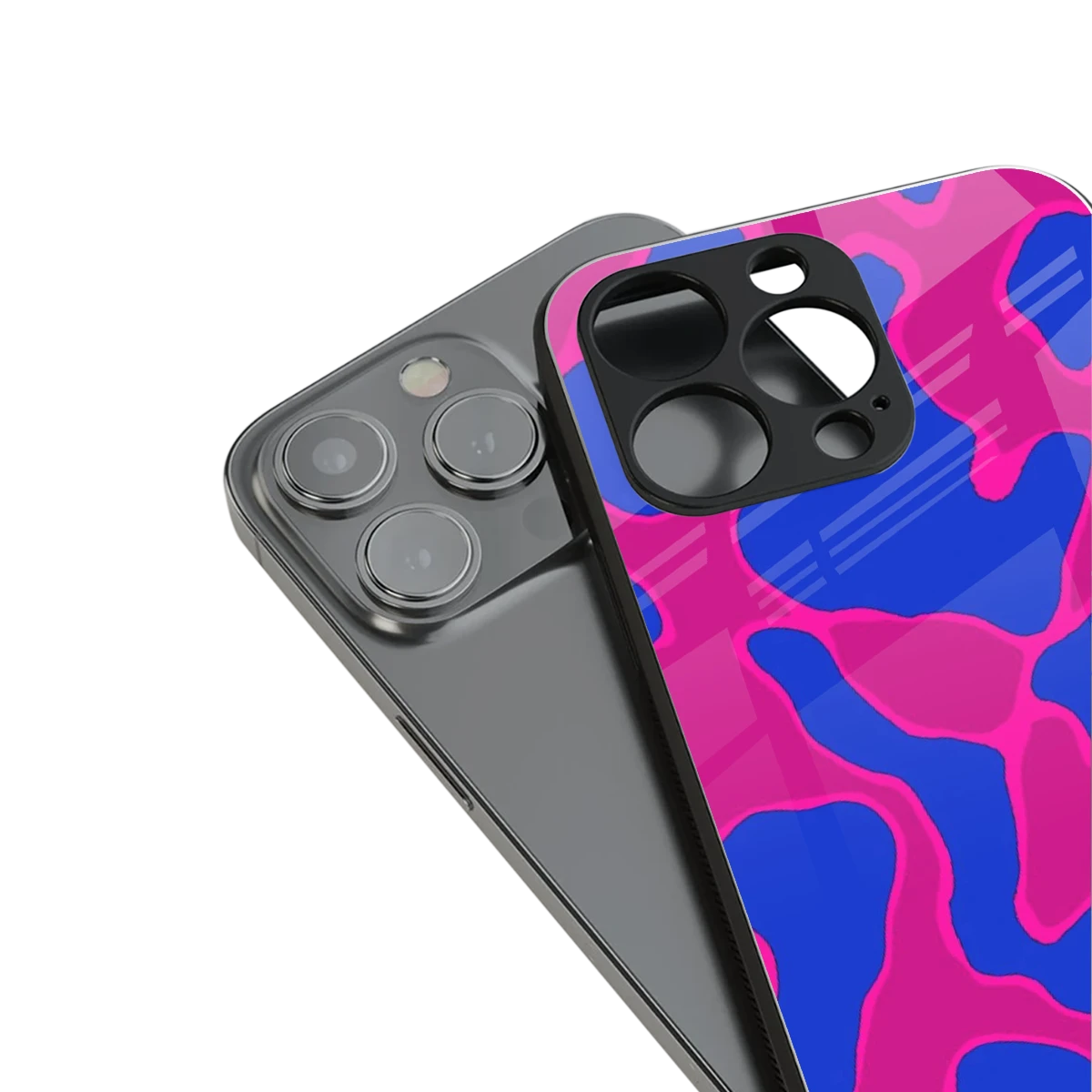 Azure Melt stylish phone case for iphone 15 pro max | glossy glass and slim fit