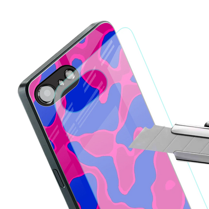 Azure Melt stylish phone case for iphone 16e | glossy glass and slim fit