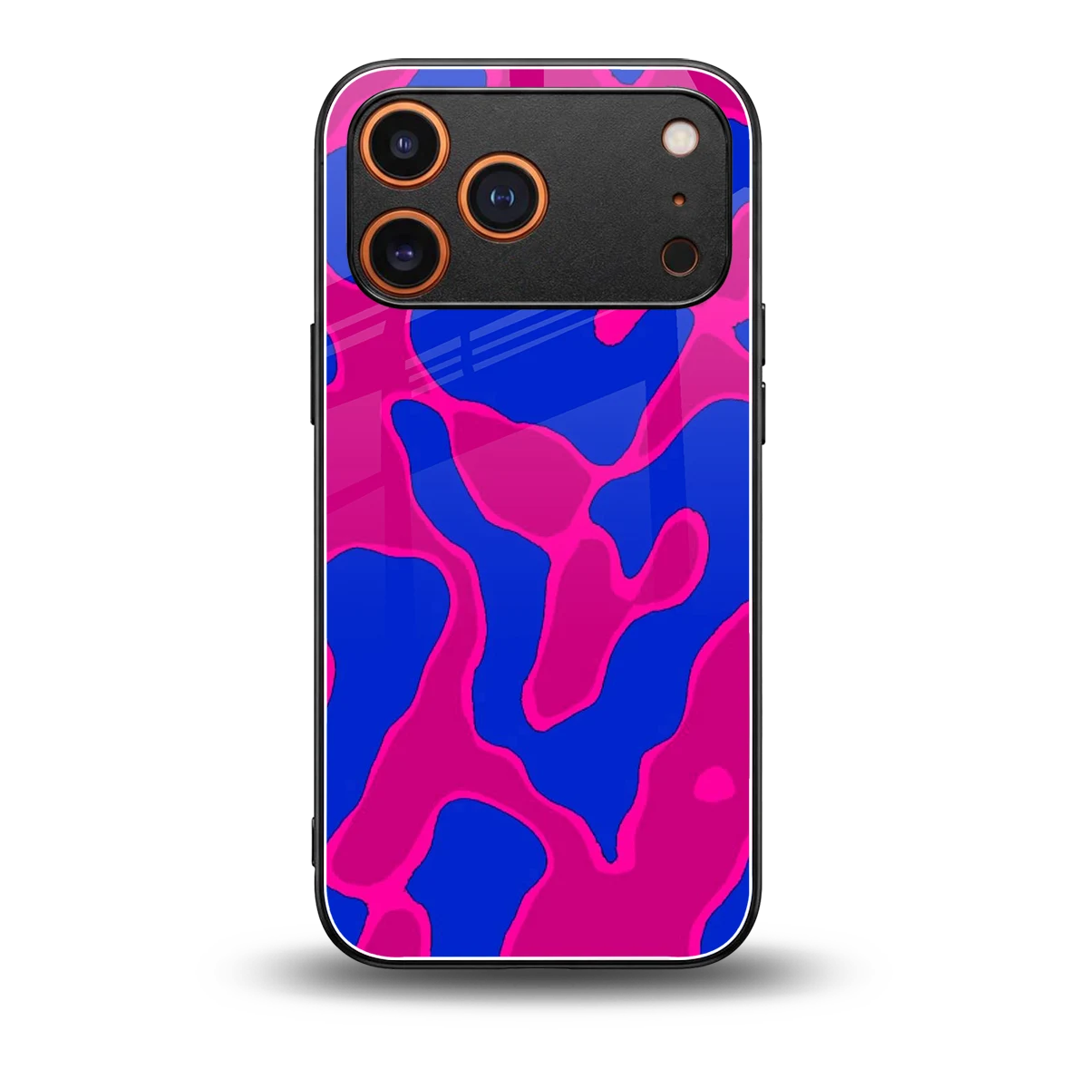 Azure Melt back phone cover | glass case for iphone 17 pro