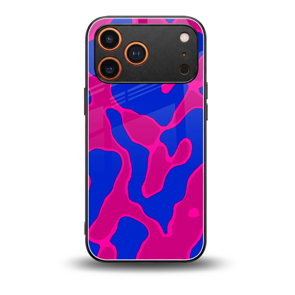 Azure Melt back phone cover | glass case for iphone 17 pro