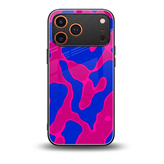 Azure Melt back phone cover | glass case for iphone 17 pro max