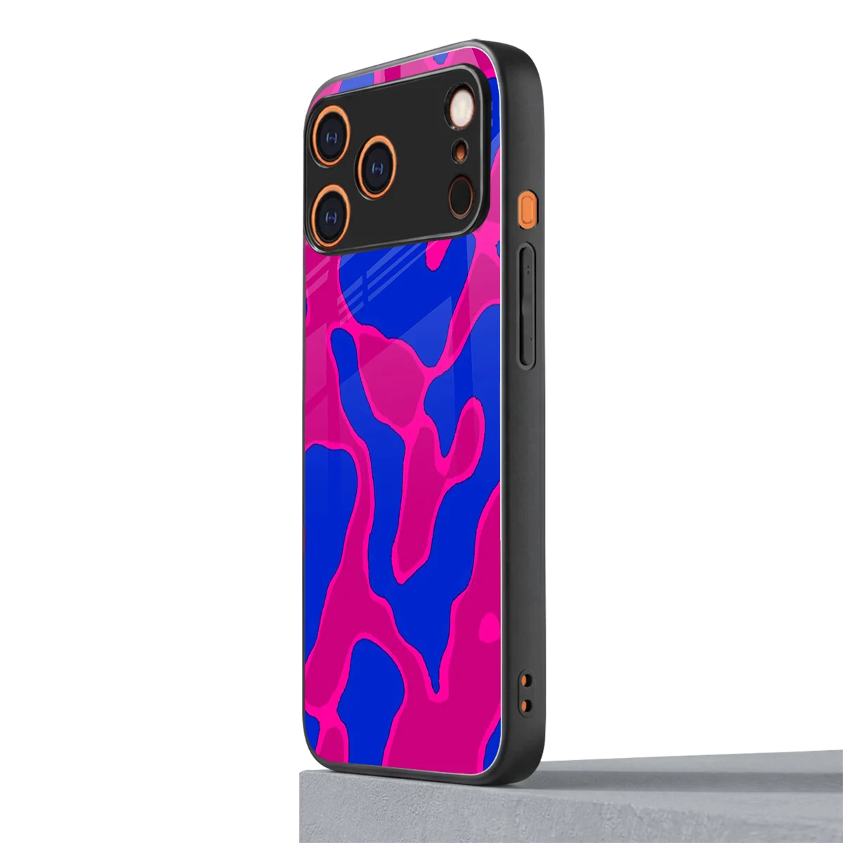 Azure Melt iphone 17 pro mobile cover | shockproof glass phone case
