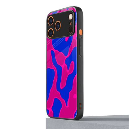 Azure Melt iphone 17 pro mobile cover | shockproof glass phone case