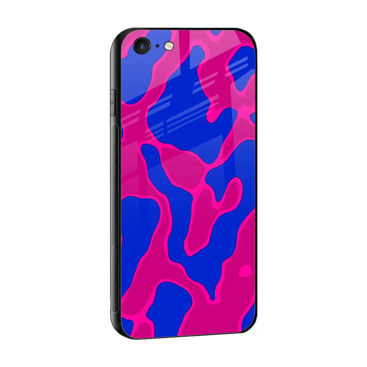 Azure Melt sleek iphone 6 cover with tempered glass back and TPU edges