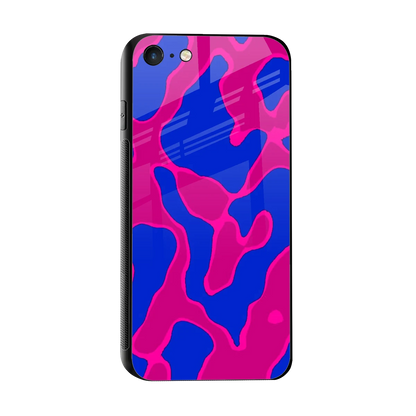 Azure Melt sleek iphone 7 cover with tempered glass back and TPU edges