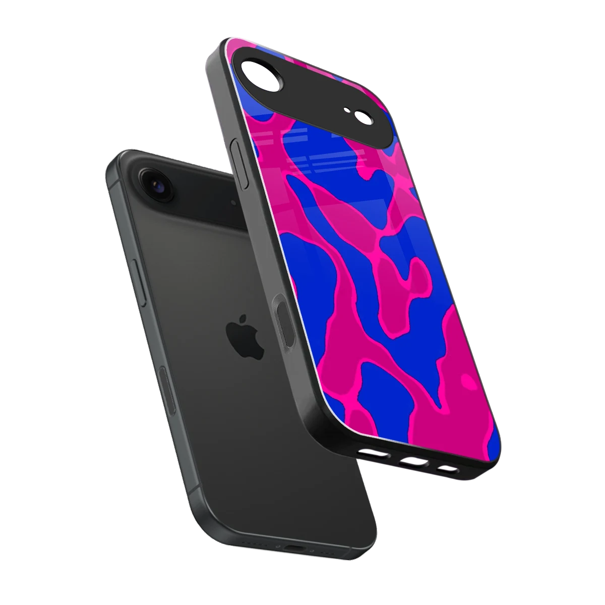 Azure Melt sleek iphone air cover with tempered glass back and TPU edges