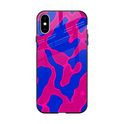Azure Melt back phone cover | glass case for iphone xs